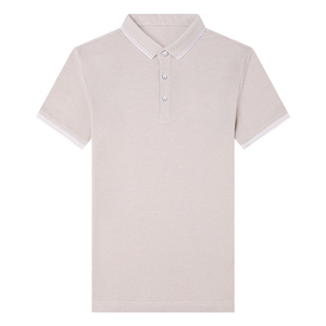 夏季新款男士翻领短袖t恤中年有领男装上衣服休闲POLO衫图片