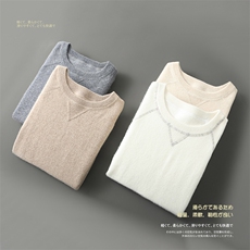 高品质男士羊毛衫简约百搭圆领设计舒适保暖，男装羊绒套衫，台绒羊绒