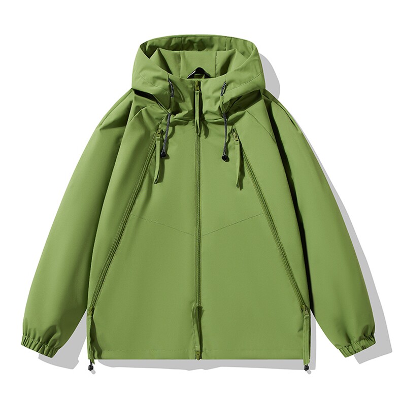 户外连帽冲锋衣情侣外套防风登山服夹克男平铺YHJK8826-P65,男装夹克,星座717