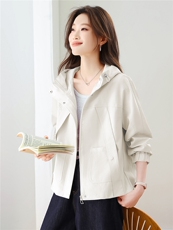 现货！现货！2026春季新款宽松休闲时尚短款外套女，女装短外套，以桐