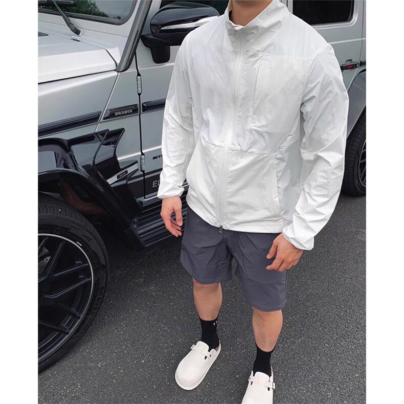 （网图慎用）特批P68无差价冰感速干立领复古防泼水防晒衣男J5258，男装防晒衣，电商A001-1