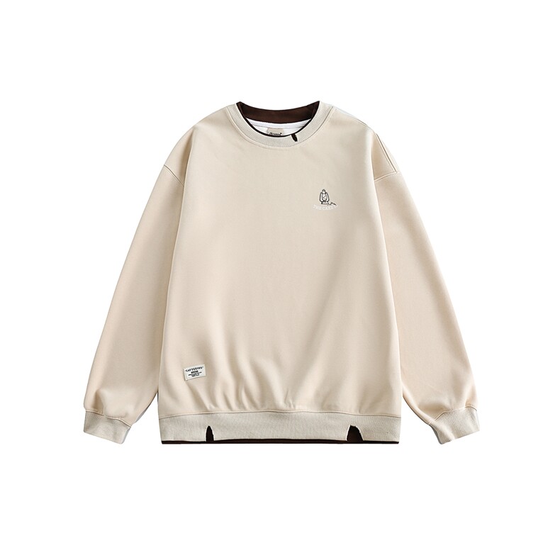2025秋假两件圆领套头卫衣380g--5095,男装卫衣,电商S012（CATTEE）