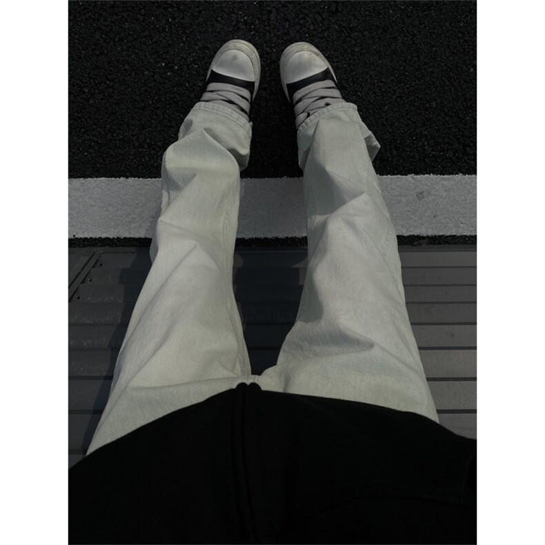 2024/水洗开叉微喇叭直筒窄版拖地牛仔裤1005-3-SGK6094-P55控78，男装牛仔裤，星座1005-3