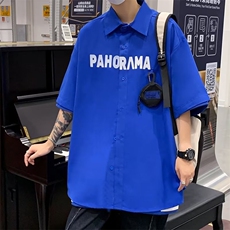 夏季标准潮潮流文艺百搭慵懒青春流行新款时尚五分C1505P33，男装衬衫，星座1116-2