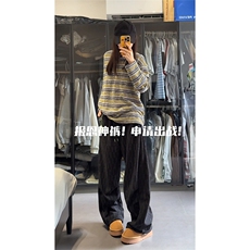 【送挂件】冬季加绒加厚格纹灯芯绒男休闲裤女5D2020-TP4588，男装卫衣，电商A102