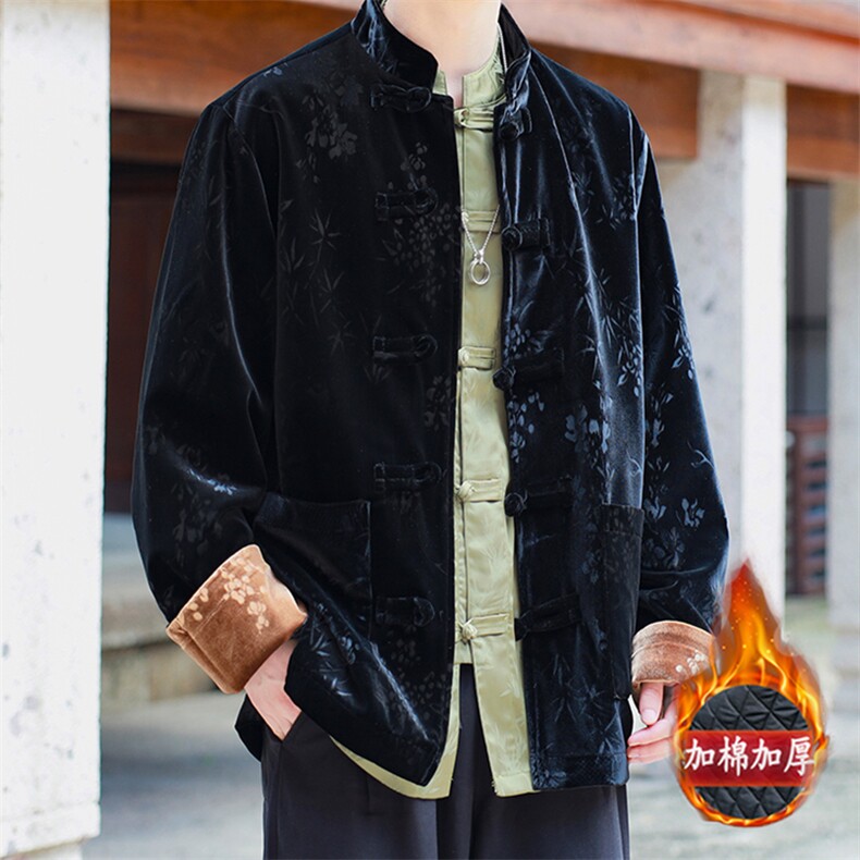 现货新中式男士情侣大码棉服立领棉袄MY9911-P130控198,男装棉衣,电商A021