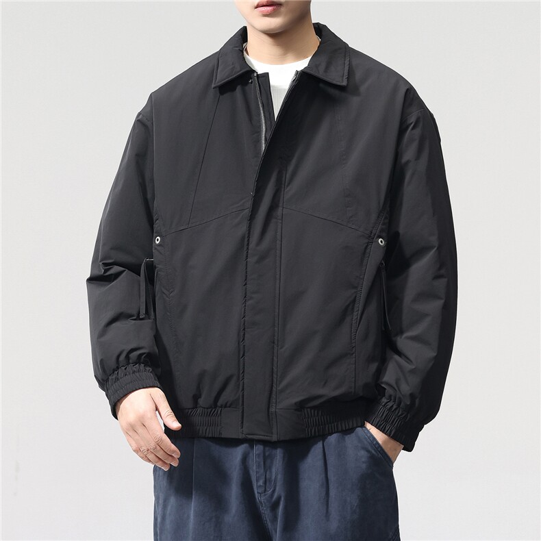 2025秋冬新款翻领工装夹克男户外登山服棉服,男装棉衣,电商D215
