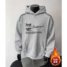 360克重磅图拉链华棉连帽卫衣【有货】C403A-WY25318LLJR-P85，男装卫衣，电商C403A