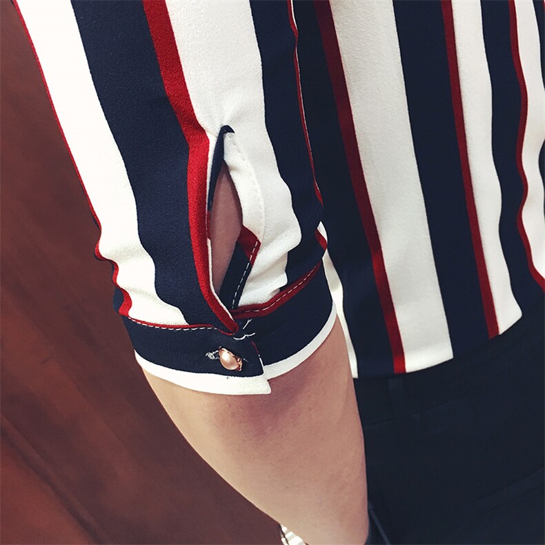 Y8450-夏季清凉时尚麻男条纹中袖衬衫七分袖衬衣潮大码衬衣P35,男装衬衫,星座717A