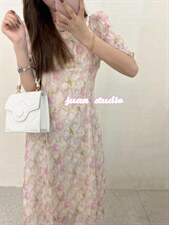 郁金香连衣裙，女装连衣裙，JUAN