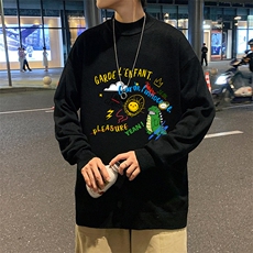 M18219-P45加绒款-P65半高领毛衣男士大码针织衫男毛线衣男，男装针织衫/毛衣，电商A040