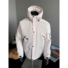 冬季冲锋衣棉服男士棉袄连帽工装棉衣加棉加厚潮A266-MY8014-P75，男装夹克，电商A266