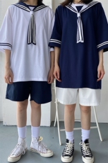 【2025春夏】JK制服海军水手服套装小披肩班服集体服团体服男女，男装休闲套装，星座112A