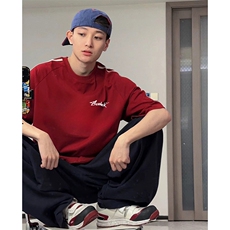 抖音得物高品质二开240克宽松纯棉美式潮牌三条杠织带短袖T恤，男装T恤，电商A486