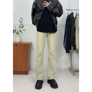 冬季美式ins高街vibe水洗加绒牛仔裤货号加绒K2316P70常规P55图片
