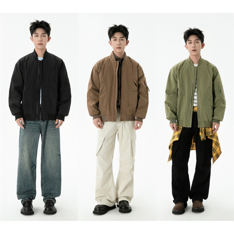 时尚夹克三防立领冲锋衣工装飞行夹克潮外套男装XZ212-QJK064-P52,男装夹克,星座212