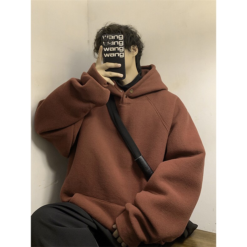 秋冬重磅卫衣加绒加厚外套大码日系卫衣港风潮1016-1Y97P60K79,女装短外套,星座1016-1（原电商B408-1）
