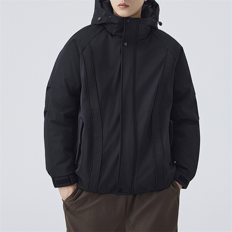 棉衣男宽松面包服连帽加厚棉袄DSA157B-M8855-TP88图片