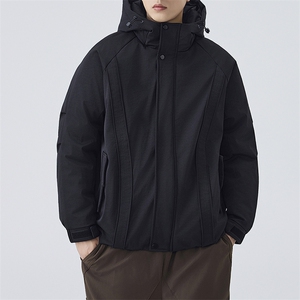 棉衣男宽松面包服连帽加厚棉袄DSA157B-M8855-TP88图片