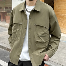 抖音品质衬衫式夹克外套男装夹克C317-6608-P100，男装夹克，电商C317
