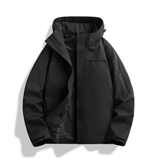 新款男女高品质户外登山服青少年学生冲锋衣夹克外套HS6606，男装夹克，星座1206（原A206）
