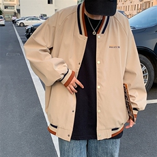 新款上市潮牌男女春季上衣宽松休闲夹克外套CYJK2126-P45，男装夹克，电商A128
