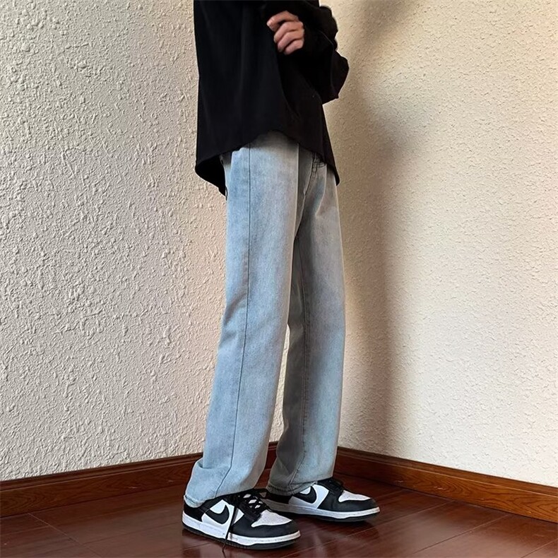美式高街骷髅刺绣牛仔裤男直筒显瘦喇叭裤炸街痞帅裤子N2209-p55,男装牛仔裤,星座1008-1
