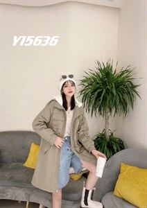 【现货】休闲长款戴帽派克两个色两个码M L,其它,Moshus摩述