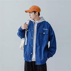 26春季新款棒球领字母刺绣情侣款韩版夹克JK9105/P30，男装夹克，星座202