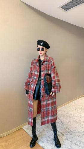 尼料大衣，女装，女人家淼漫