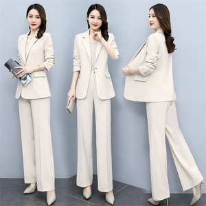 职业西装套装女2024春秋新款休闲时尚气质女神范干练工作服两件套图片