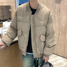 冬季棉服棉衣男生加厚保暖面包服运动休闲潮牌帅气外套m221p75，男装棉衣，电商D315