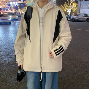 春季新款中性风三防户外夹克男立领冲锋衣外套DSA157B-JK1563-P65图片
