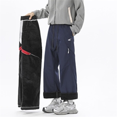 加绒加厚户外防水冲锋裤设计感长裤子K1609/特P5088，男装卫衣，电商D202
