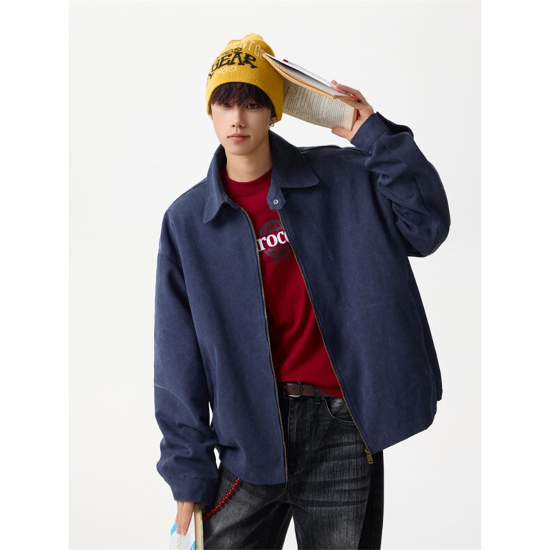 巴恩风水洗做旧底特律工装夹克AD9802-P90-158,男装夹克,星座609