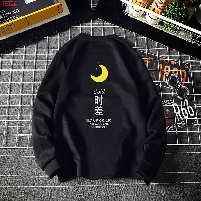 T4047-P25 加绒 P35 简约帅气百搭长袖t恤男大码胖子卫衣薄外套图片