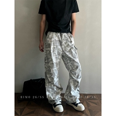 1506A/GM22180/P59多口袋美式休闲裤男直筒微喇工装裤子，男装工装外套，星座1506A