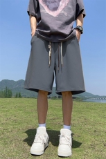 纯色直播抖音得物品质运动男菠萝格中裤五分休闲短裤K090P28控48，男装牛仔裤，电商C408(原B339-1)