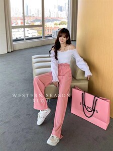 2022新款L107防晒拖地裤图片