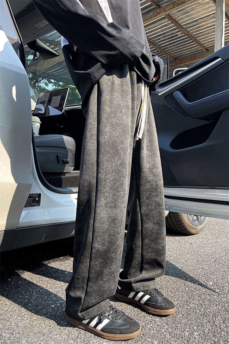 8XL-M休闲裤男复古做旧扎染卫裤特大码裤男裤脏脏裤K985P50控78,男装休闲裤,电商D206-1