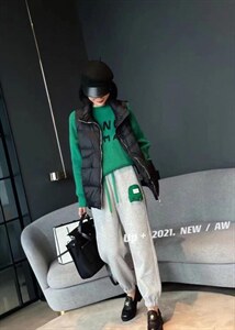 帽子卫裤,女装休闲裤,華锦壹