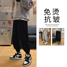 2023秋冬卫裤高弹健康布聚酯纤维WK602-1特批22,男装休闲裤,星座718-1