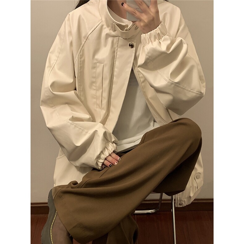 2025秋季新款美式男女休闲PU皮衣夹克现货PY2405-P80图片