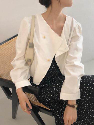 斜门襟长袖小衫，其它，TVMV(4F)