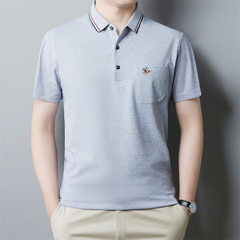 新款男士夏季短袖T恤男翻领领休闲POLO衫潮流宽松男装MY3135-P50,男装Polo衫,星座1105-3