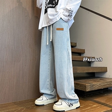 XZ616夏季设计款贴标直筒休闲长裤牛仔裤TY1010P65控78，男装牛仔裤，星座512A（原616）