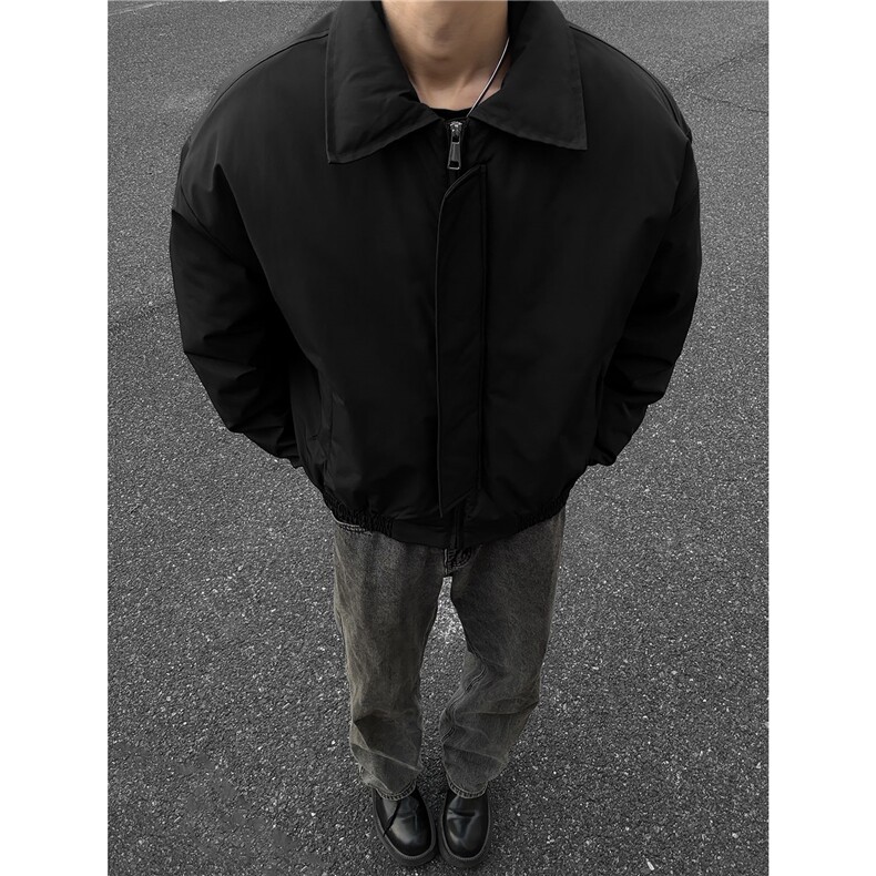冬季新款2024飞行员夹克加厚棉衣美式短款翻领棉服外套S375-特P88图片