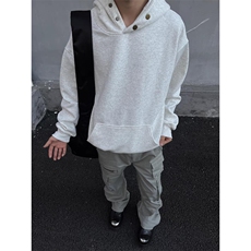 抖音得物品质26春装美式高街曼巴棉古铜两粒扣连帽卫衣外套XS066，女装短外套，电商A486