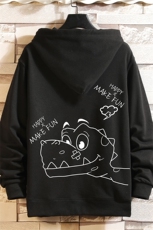 KS21136-P38连帽开衫卫衣男运动外套大码班服砖墙挂拍，男装卫衣，电商A040A