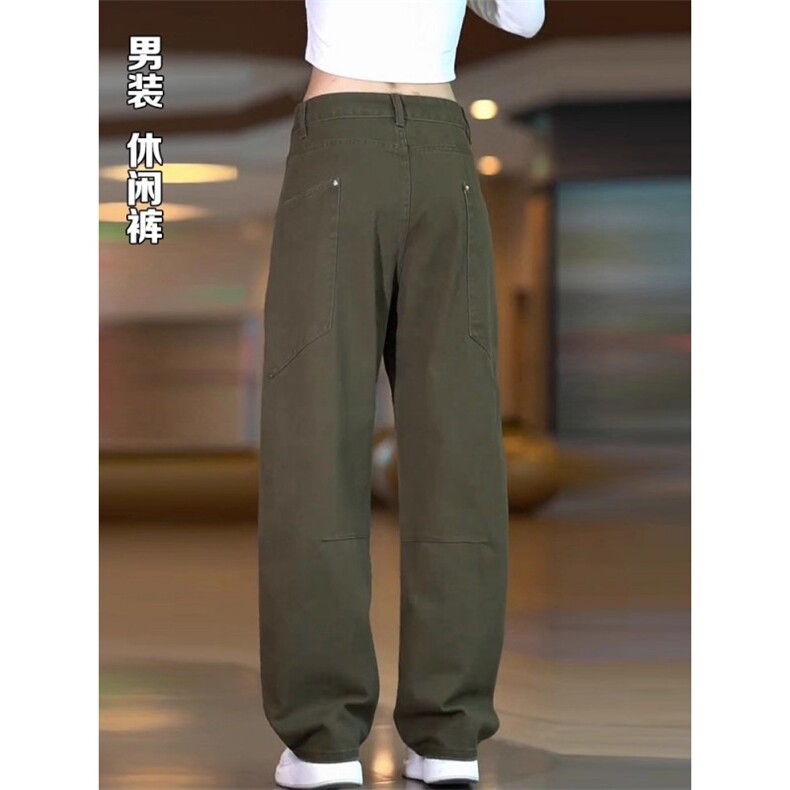 1506-1/KT12571/P52黑色牛仔裤男宽松直筒垂感阔腿裤子潮牌休闲,男装牛仔裤,星座1506-1